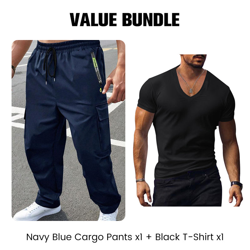 🎉 50% OFF! 🪖 Viral Multi-Pocket Cargos – Built for the Grind ☀️