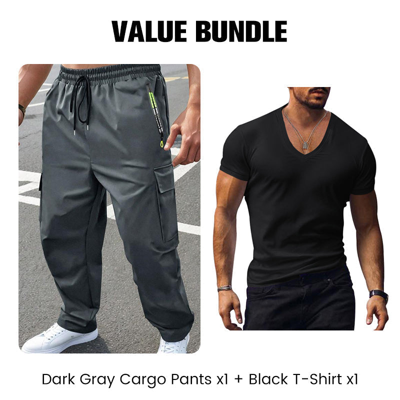 🎉 50% OFF! 🪖 Viral Multi-Pocket Cargos – Built for the Grind ☀️