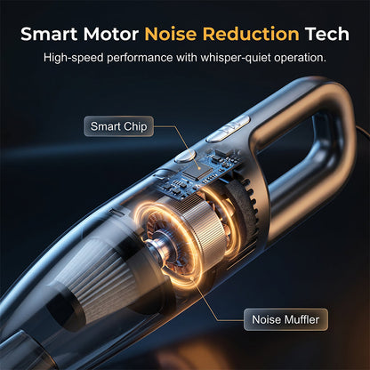 120W Handheld Car Vacuum Cleaner Cordless Wet Dry Dual Use for Home and Vehicle