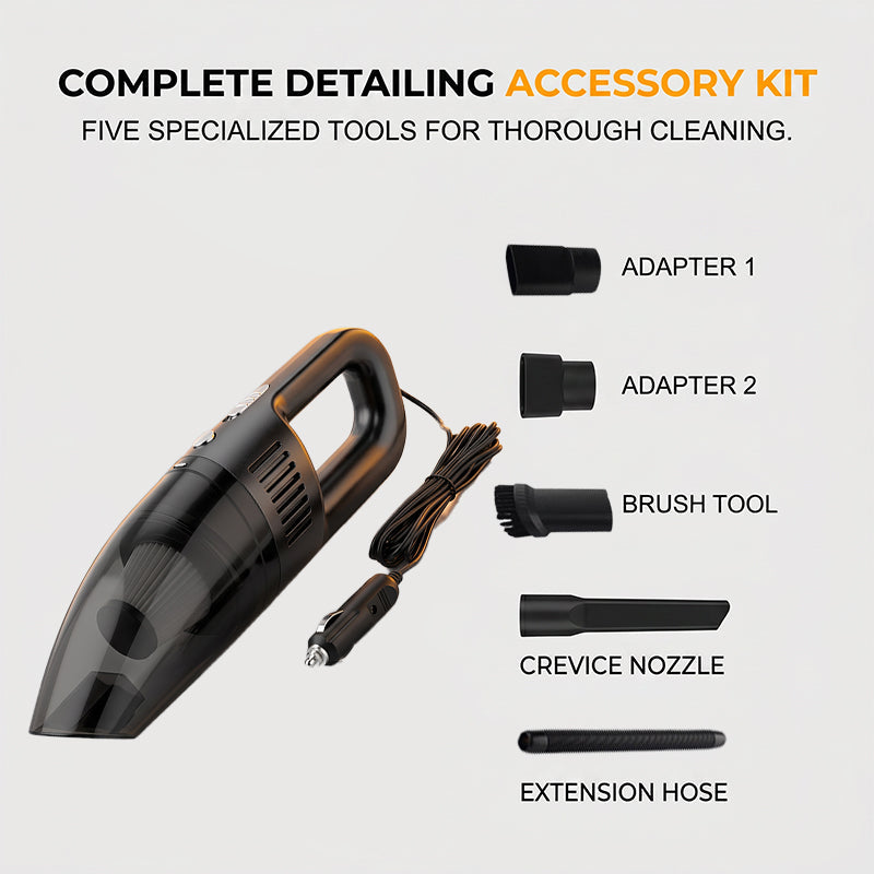 120W Handheld Car Vacuum Cleaner Cordless Wet Dry Dual Use for Home and Vehicle