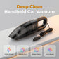 120W Handheld Car Vacuum Cleaner Cordless Wet Dry Dual Use for Home and Vehicle
