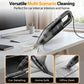 120W Handheld Car Vacuum Cleaner Cordless Wet Dry Dual Use for Home and Vehicle