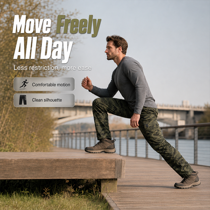 🎉 2026 Sale — Over 62,000 Sold! 👖 Men's Outdoor Straight Leg Cargo Pants – Utility Pockets 🎒