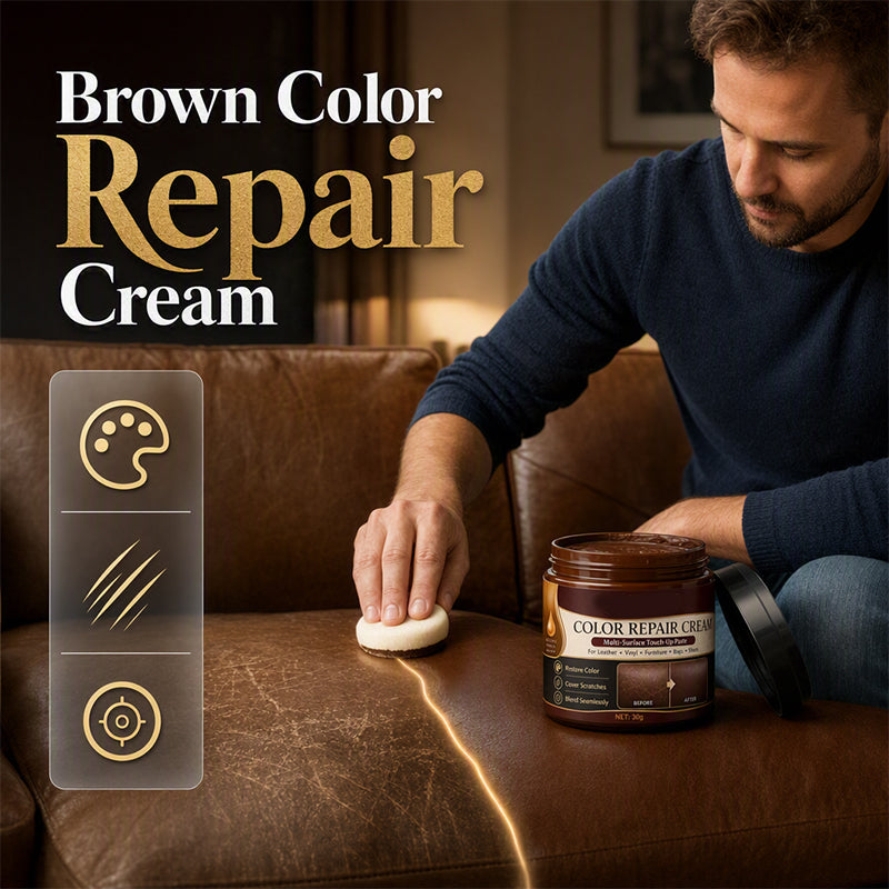 Brown Leather Color Repair Cream