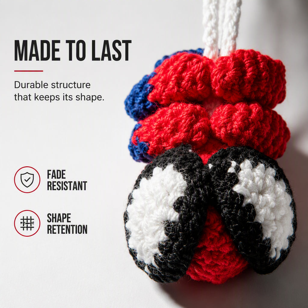 Crochet Spider Car Hanger Ornament