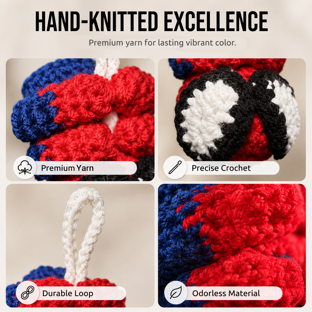 Crochet Spider Car Hanger Ornament