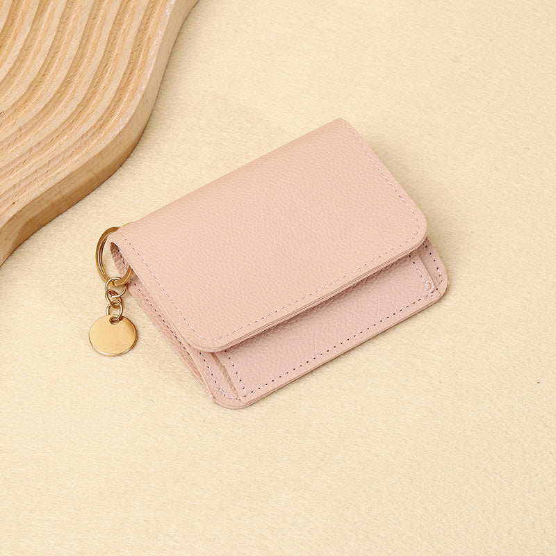 💖Hot 50% OFF💕RFID Short Wallets for Women –Fashionable Card Holder with Key Ring & Coin Purse