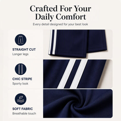 👖New Arrivals - Straight Leg Trousers with High Waist – Versatile Comfort & Clean Lines for Any Occasion