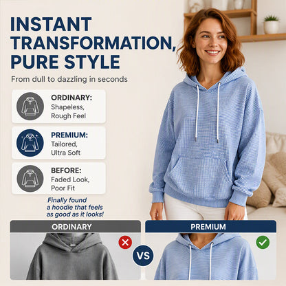 Women's Striped Patchwork Hoodie Sweatshirt