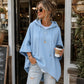 Women's Loose-Fitting Wide-Sleeved Sweatshirt