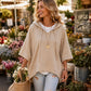 Women's Loose-Fitting Wide-Sleeved Sweatshirt