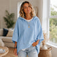 Women's Loose-Fitting Wide-Sleeved Sweatshirt