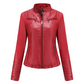 🍂 Women's Slim Fit Faxu Leather Jacket – Sleek Style & Effortless Autumn Edge