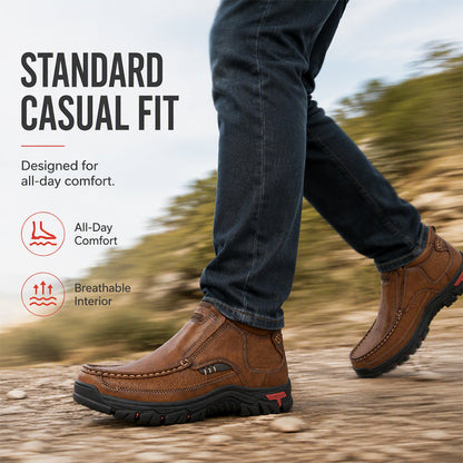 👞 Step In & Go | Men's Comfortable Slip-On PU Leather Shoes⚡Free shipping