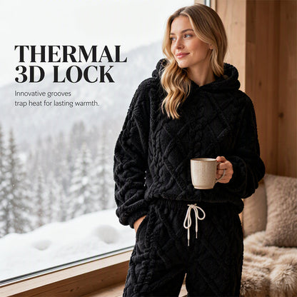⏳Autumn Hot Sale 59% OFF!!🔥🍂 Embossed Geometric Plush Set – Timeless Comfort & Effortless Style For Every Occasion
