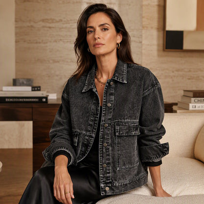 Women's Classic Oversized Denim Jacket