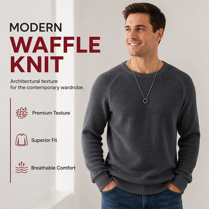 ✨2026 Collection at 50% OFF🎁JMIERR Men's Crewneck Sweater Soft Casual Sweaters Classic Long Sleeve Pullover Sweaters with Ribbing Edge