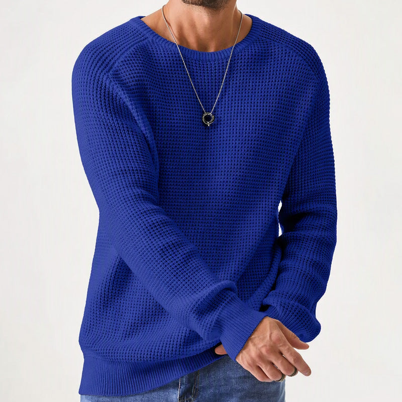 ✨2026 Collection at 50% OFF🎁JMIERR Men's Crewneck Sweater Soft Casual Sweaters Classic Long Sleeve Pullover Sweaters with Ribbing Edge