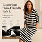 Women's Casual Striped Hoodie Dress