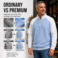 Men's Waffle Knit Quarter Zip T-Shirt