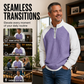 Men's Waffle Knit Quarter Zip T-Shirt