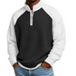 Men's Waffle Knit Quarter Zip T-Shirt