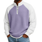 Men's Waffle Knit Quarter Zip T-Shirt