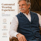 Men's Vintage Lapel Herringbone Tweed Vest