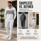 Men's Sporty Color-Block Waffle Knit 2-Piece Set