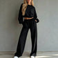 Women's Sweatshirt & Pants 2-Piece Set