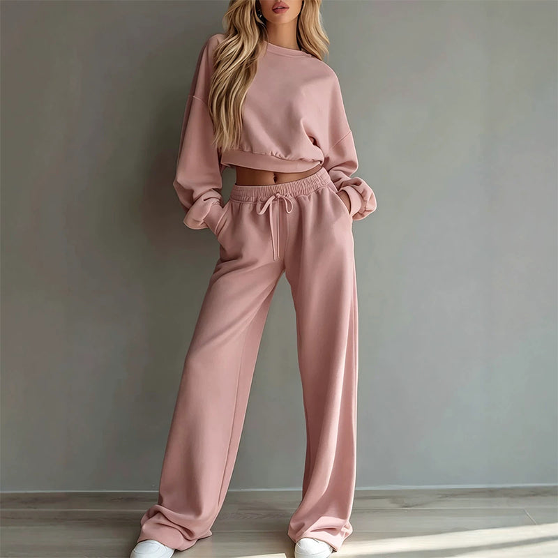Women's Sweatshirt & Pants 2-Piece Set