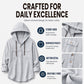 Men's Casual Long Sleeve Hooded Shirt