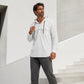 Men's Casual Long Sleeve Hooded Shirt