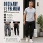 Men's Slim Fit Elastic Waist Denim Joggers