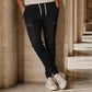 Men's Slim Fit Elastic Waist Denim Joggers