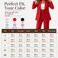 Women's Elegant Blazer Pants 2-Piece Set