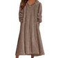 Women’s Casual Plush Hooded Lounge Dress