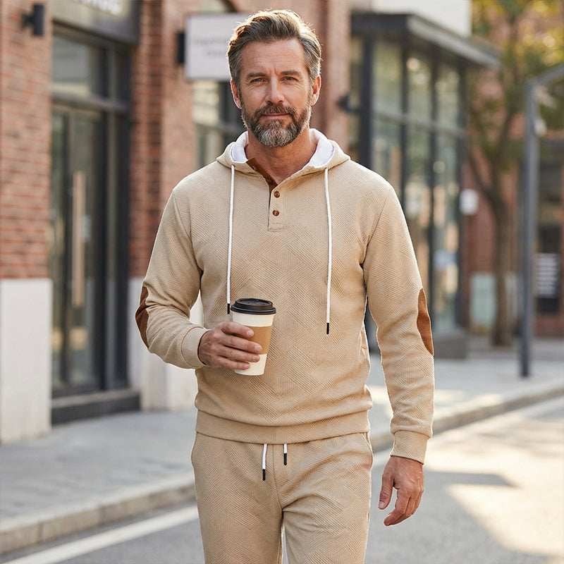 Hot Sale 50% OFF💖Men's Casual Hooded Tracksuit Set