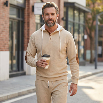 Hot Sale 50% OFF💖Men's Casual Hooded Tracksuit Set