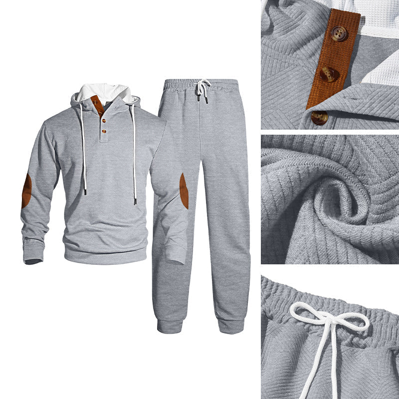 Hot Sale 50% OFF💖Men's Casual Hooded Tracksuit Set