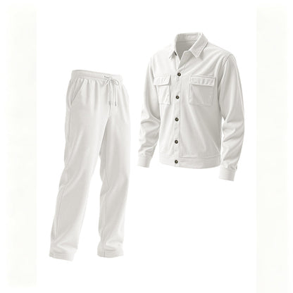 Men's Casual Corduroy Jacket & Pants Set