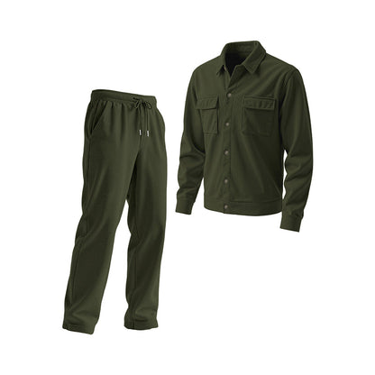 Men's Casual Corduroy Jacket & Pants Set