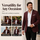 Men's Classic Slim Fit Two-Button Blazer