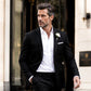 Men's Classic Slim Fit Two-Button Blazer