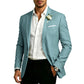 Men's Classic Slim Fit Two-Button Blazer