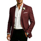 Men's Classic Slim Fit Two-Button Blazer