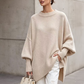 Women's Plus Size Crew Neck Pullover Sweater