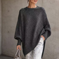 Women's Plus Size Crew Neck Pullover Sweater