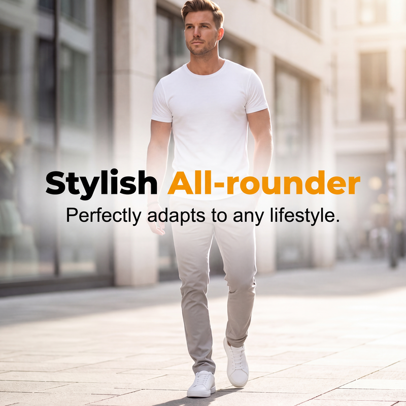 Modern slim-leg stretch pants