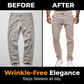 Modern slim-leg stretch pants
